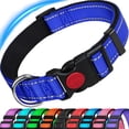 thumbnail image 1 of EIMELI Dog Collar  Adjustable Reflective Nylon Dog Collar Classic Solid Colors  Soft Neoprene Padding for Small Medium Sized Dogs Neck (9-14.2 inch), 1 of 7