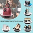thumbnail image 2 of Leadleds 360 Rotating Display Stand, 7.9" Top Mirror Remote Control Motorized Display Turntable Usb Powered for Photography Products and Shows, 2 of 8
