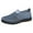 Grey, variant on Men Shoes Spring Summer Breathable Mesh Walking Shoes Asakuchi Casual Shoes 7.5 Coffee