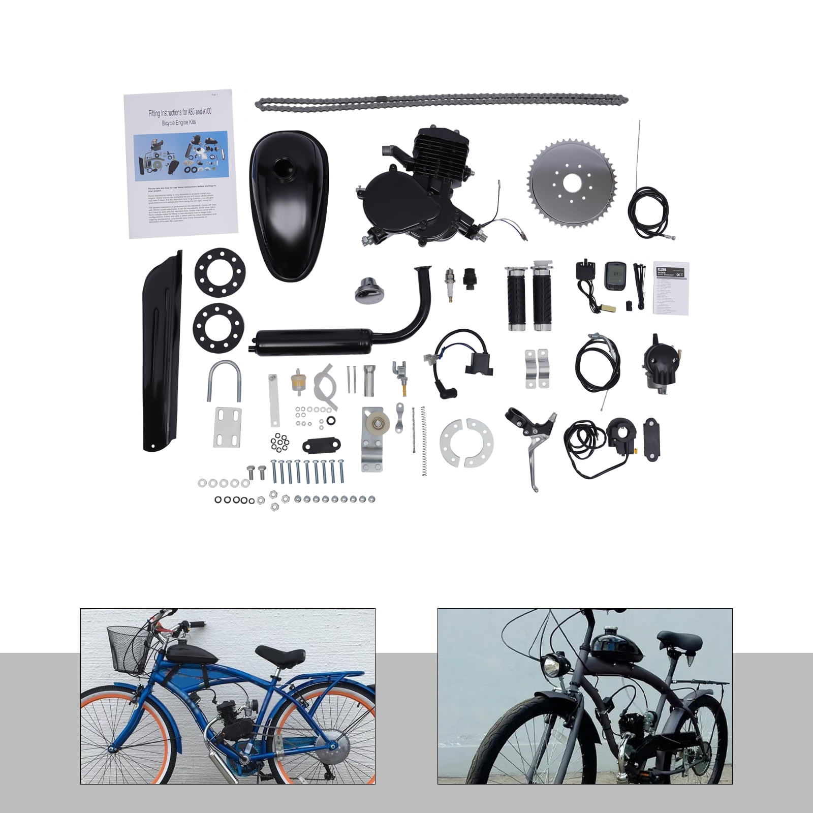 80CC Bicycle Engine Kit 2 Stroke Petrol Gas Motor Liberia Ubuy