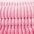 thumbnail image 6 of Phantoscope Corduroy Pillow Covers Set of 2, 22x22 Inch Solid Color Square Decorative Throw Pillow Cases for Couch, Plush Velvet & Soft Accent Cushion Covers, Pink, 6 of 6