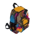 thumbnail image 2 of FORMRS School Backpack with Front Zippered Pocket 12" Student Travel Daypack, Futuristic Circles, 2 of 6