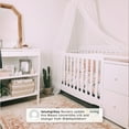 Delta Children Mason 6in1 Convertible Crib and Changer, Gray