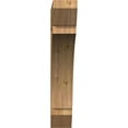 thumbnail image 2 of Ekena Millwork 6"W x 34"D x 34"H Thorton Slat Rough Sawn Bracket, Western Red Cedar, 2 of 4