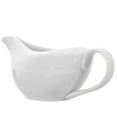 thumbnail image 3 of MasteelfCA 1pc Home Ceramic Gravy Boat Saucier Sauce Jug Seasoning Storage Container, 3 of 7