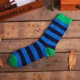 thumbnail image 6 of YOTMKGDO Mens Socks, Long Striped Men'S Socks Cotton Tall Socks Large Size, Multicolor, 6 of 9