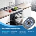 thumbnail image 4 of Reemplazo del brazo rociador inferior del lavavajillas W10837249 para Whirlpool, 4 of 8