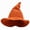 orange, variant on Women's Knitted Witch Hat, Wide-Brimmed Pointed Cone Wizard Hat, Soft Crochet Cosplay Costume Hat for Parties, Carnivals, and Photo Props