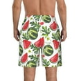 thumbnail image 3 of Kll Watermelons Men'S Casual Summer Beach Shorts Hawaiian Shorts With Pockets-Xx-Large, 3 of 9