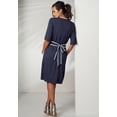 thumbnail image 2 of Jessica London Women's Plus Size Tie Waist Dress, 2 of 2