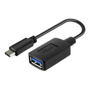 Xtech XTC-515 - USB adapter - 24 pin USB-C (M) reversible to USB Type A (F) - USB 3.0 - 4.7 in - black