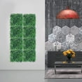 thumbnail image 5 of 1pcs Artificial Plant Wall Panels Topiary Hedge Plant Privacy Hedge Screen UV Protected Decor Faux Greenery Wall for Outdoor & Indoor Garden Fence Backyard, 5 of 9