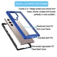 thumbnail image 6 of Tiflook For Samsung Galaxy S24 Ultra Case, Full Body Shockproof Slim Fit Bumper Protective Phone Cover for Galaxy S24 Ultra 5G 2024 Men Women-Blue/Clear, 6 of 7