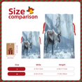 thumbnail image 3 of Fuzoiu Winter Reindeer In Snowy Mountains Print Christmas Gift Bag,Burlap Gift Bag with Drawstring Closure & Hang Tag,Perfect for Holidays, Birthdays, and Special Occasions-Small, 3 of 7