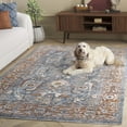 thumbnail image 4 of Safavieh Heirloom Fenton Oriental Polyester Area Rug, Gray/Blue Rust, 8' x 10', 4 of 12
