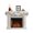 Blue, variant on Chef Gnomes Fireplace Mantel Scarf Cover 60"Wx17"L,Fireplace Mantel Shelf Top Runner,Black White Plaid Dessert Maker Cake Mantle Dresser Scarves Table Runner for Holiday Party Living Room Decorations