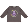 thumbnail image 3 of Inktastic Octopus Cute Girls Girls Long Sleeve Toddler T-Shirt, 3 of 5