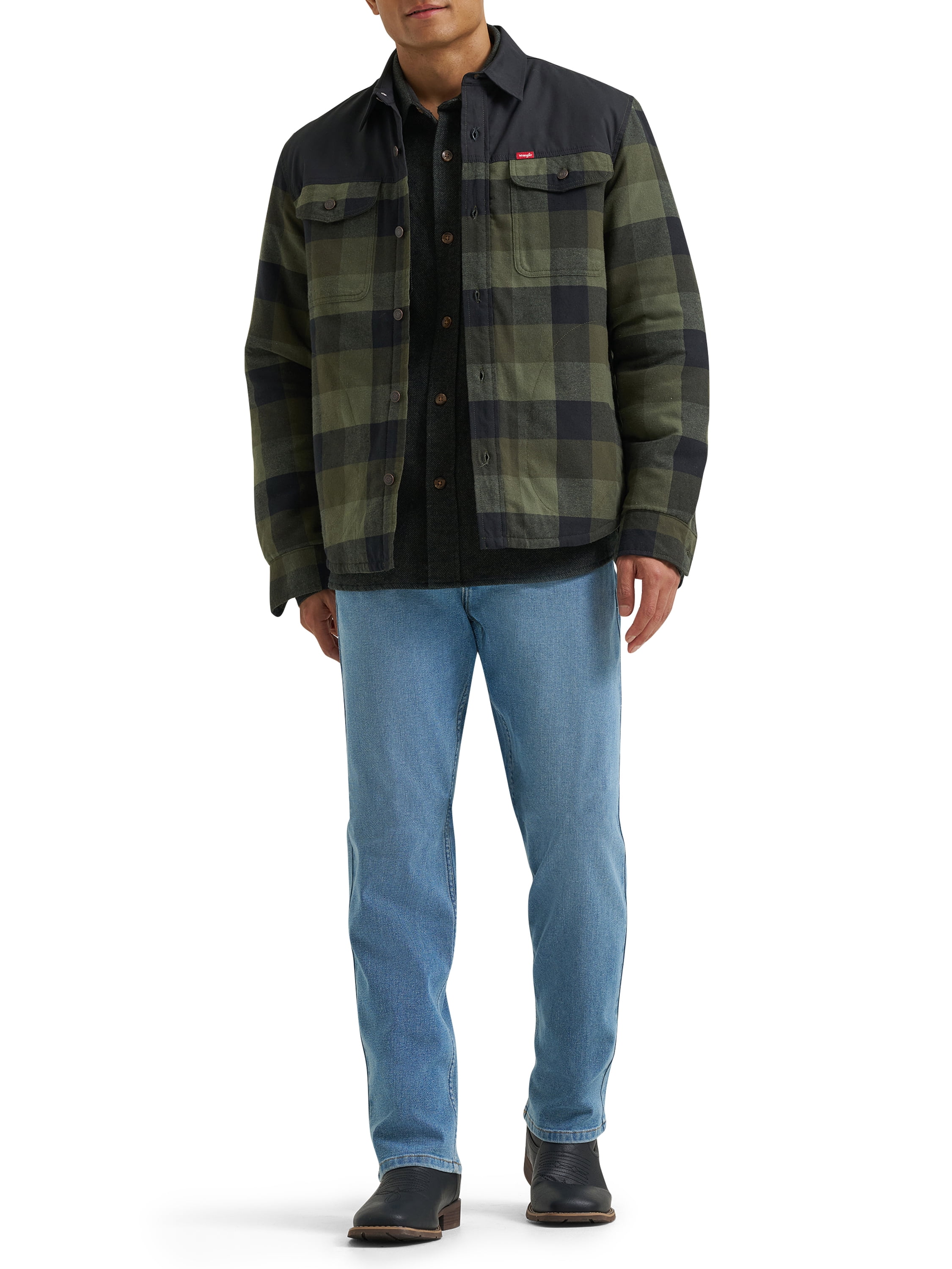 Wrangler® Men's Heavyweight Quilt-Lined Shirt Jacket