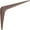 Walnut, variant on National N218-925 8 x 10 in. Steel Shelf Bracket- White