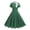 Green, variant on Elara Women's Vintage Polka Dot Swing Dress Short Sleeve Bow Neck Flared A-Line 50s Retro Party Dresses for Prom Wedding