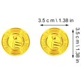 thumbnail image 2 of 100pcs Plastic Reward Coins Kids Classroom Treasure Chest Filler Reward Coins, 2 of 8