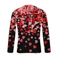 thumbnail image 5 of Blusas y camisas de manga larga con cuello redondo para hombre. Camiseta deportiva estampada para San Valentín. Camiseta de manga larga con cuello redondo. Blusas de licra para hombre., 5 of 5