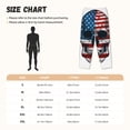thumbnail image 3 of Fotbe American Flag Skull Pantalones de Pijama para Mujer, Pantalones de Dormir, Pantalones Pj con Cordón y Bolsillos-3X-Large, 3 of 6