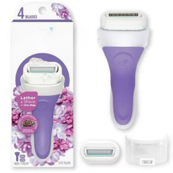 Intuition Women’s 4 Blades Reusable Captivating Razor Kit - 3ct