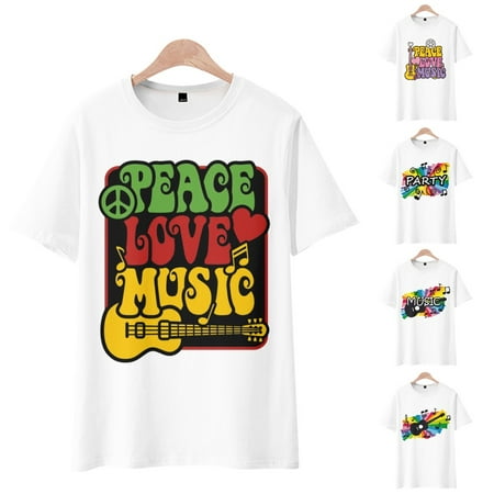 

LANLIN Music Festival Men s Graphic Tee Casual Clothing For Men Boys
