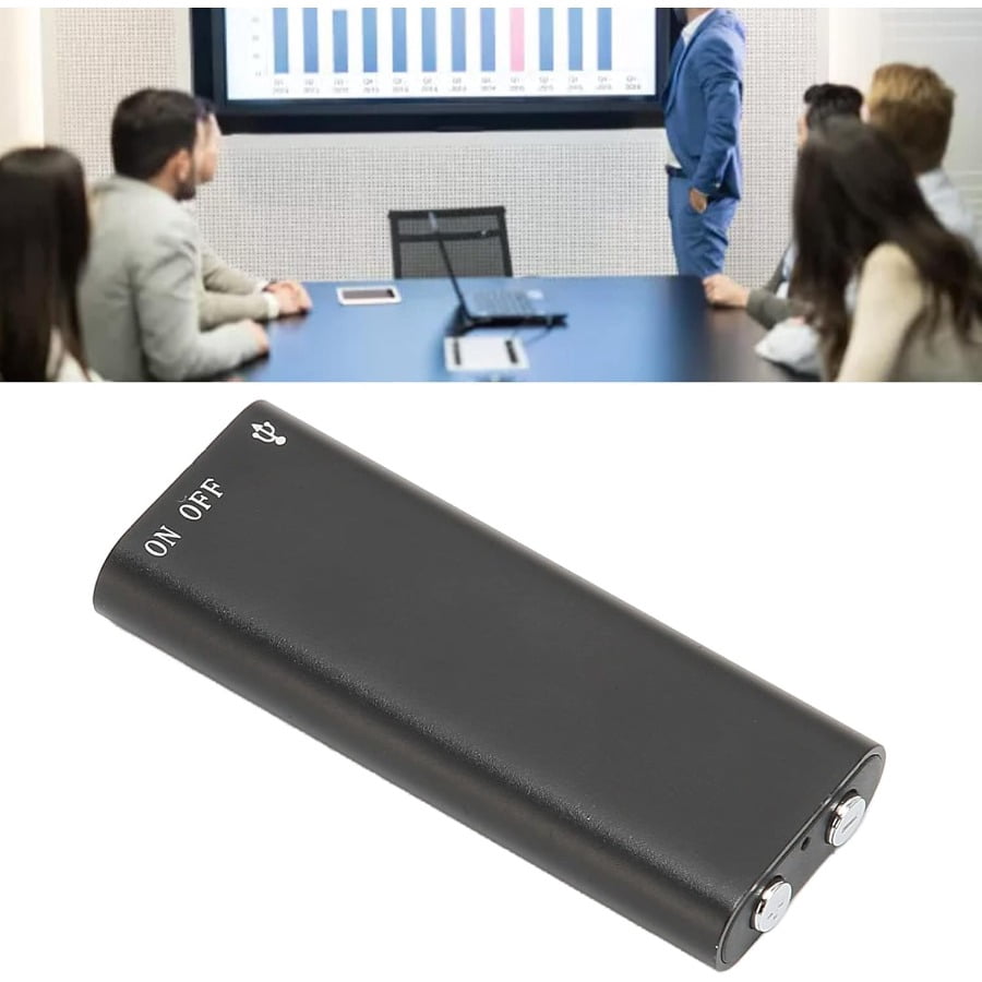 Small Portable Digital Recorder (For Lectures And Conferences) 8-Hour Continuous Voice Activation Recording Device, 8GB Memory, Recording of Classes And Conferences, Repeating Learning Knowledge