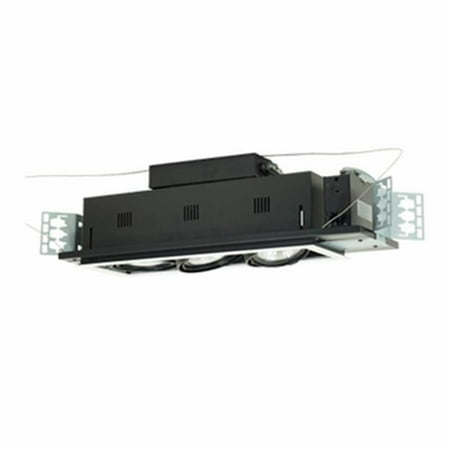 

3 - Light Double Gimbal Linear Recessed Line Voltage Fixture.