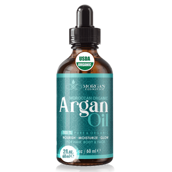 Morgan Cosmetics Huile d'Argan 100 % Biologique 2 oz