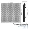 thumbnail image 2 of 31.5x31.5 Boho Style Game Mat, Anti-Slip Rubber Mahjong Pad with Noise Dampening for Tiles, Multi-Purpose Mat for Card Games Board Games and Table Protection, 2 of 7