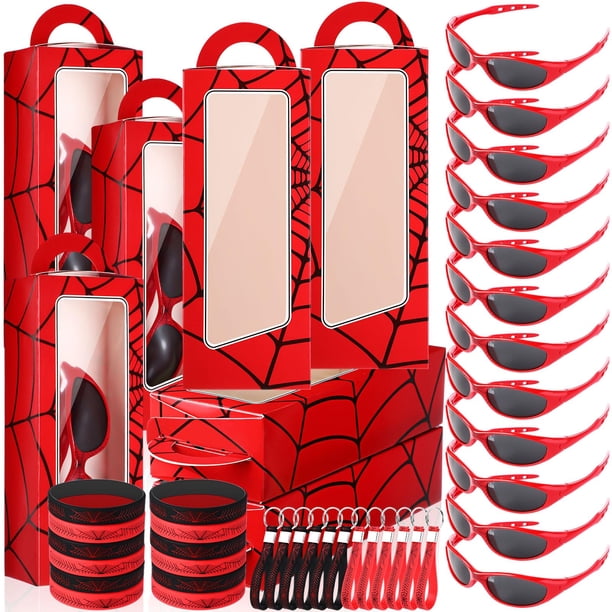 Artículos para fiestas Tellegloww Spider Birthday, 48 unidades, con caja