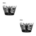 thumbnail image 3 of Wosthever Envoltorio para cupcakes de Halloween, 12 Uds., taza para hornear, envoltorio de papel calado para pastel, Castillo de telaraña de , Type1 NO1, 3 of 6