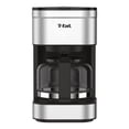 thumbnail image 1 of T-fal Cafetera Elegance de Filtro Permanente Lavable, capacidad para 7 tazas de café con jarra de vidrio y sistema antigoteo CM223DMX, 1 of 9
