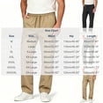 thumbnail image 3 of QSXADF Men's Casual Loose Straight Leg Pants Quickly Dry Pants Straight Leg Full Length Outdoor Hiking Windproof Men's Casual Trousers, 3 of 5
