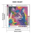 thumbnail image 2 of Colorful Resin Drill Art Set - Relaxing Craft for All Ages, Perfect for Parent-Child Bonding 12x12 Inch, 2 of 8