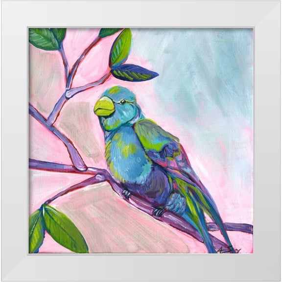 Seay, Anne 26x26 White Modern Wood Framed Museum Art Print Titled - Anne Bird