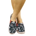 thumbnail image 6 of Halloween Shoes for Women, Spooky Print Canvas Loafers, Slip On Casual Flats for Daily Wear, Comfy Lightweight Fall Walking Shoes, 6 of 6