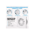 thumbnail image 3 of Ventilador Extractor De Aire Para Baño Cocina Silencioso 4'' Blanco, 3 of 4