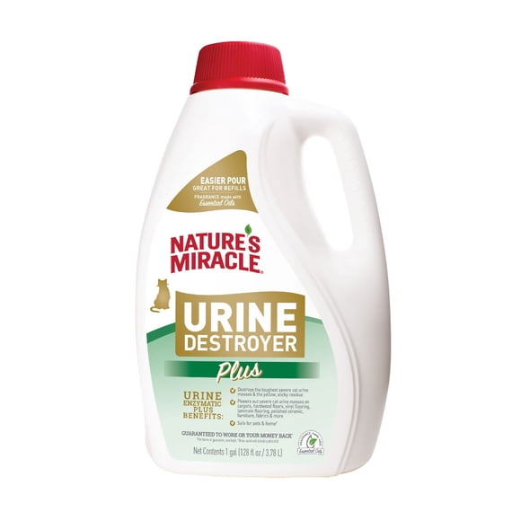 Destructor de orina Nature's Miracle para gatos, 3,78 litros