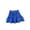 Blue-Ruffled, variant on Toddler Girl Jeans Skirt with Multi Pockets Blue Denim Cargo Skirt Summer Casual Elastic High Waist Knee Length (4-5 Years, Blue)