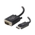 thumbnail image 1 of C2G 6ft DisplayPort to VGA Adapter Cable - M/M - DisplayPort cable - DisplayPort (M) to HD-15 (VGA) (M) - 6 ft - black, 1 of 4