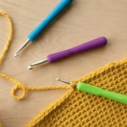 Simplicity Boye Ergo Aluminum Crochet Hooks, Sizes J, K, N Multicolor