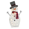 thumbnail image 2 of Christmas Snowman Figure, Light-Up Design for Home Decor, Holiday Christmas Decorations for Indoor Use, 2 of 8