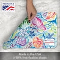 thumbnail image 3 of CounterArt Poinsettia Garden 4-Pack Reversible Plastic Tabletop Placemats, 3 of 7