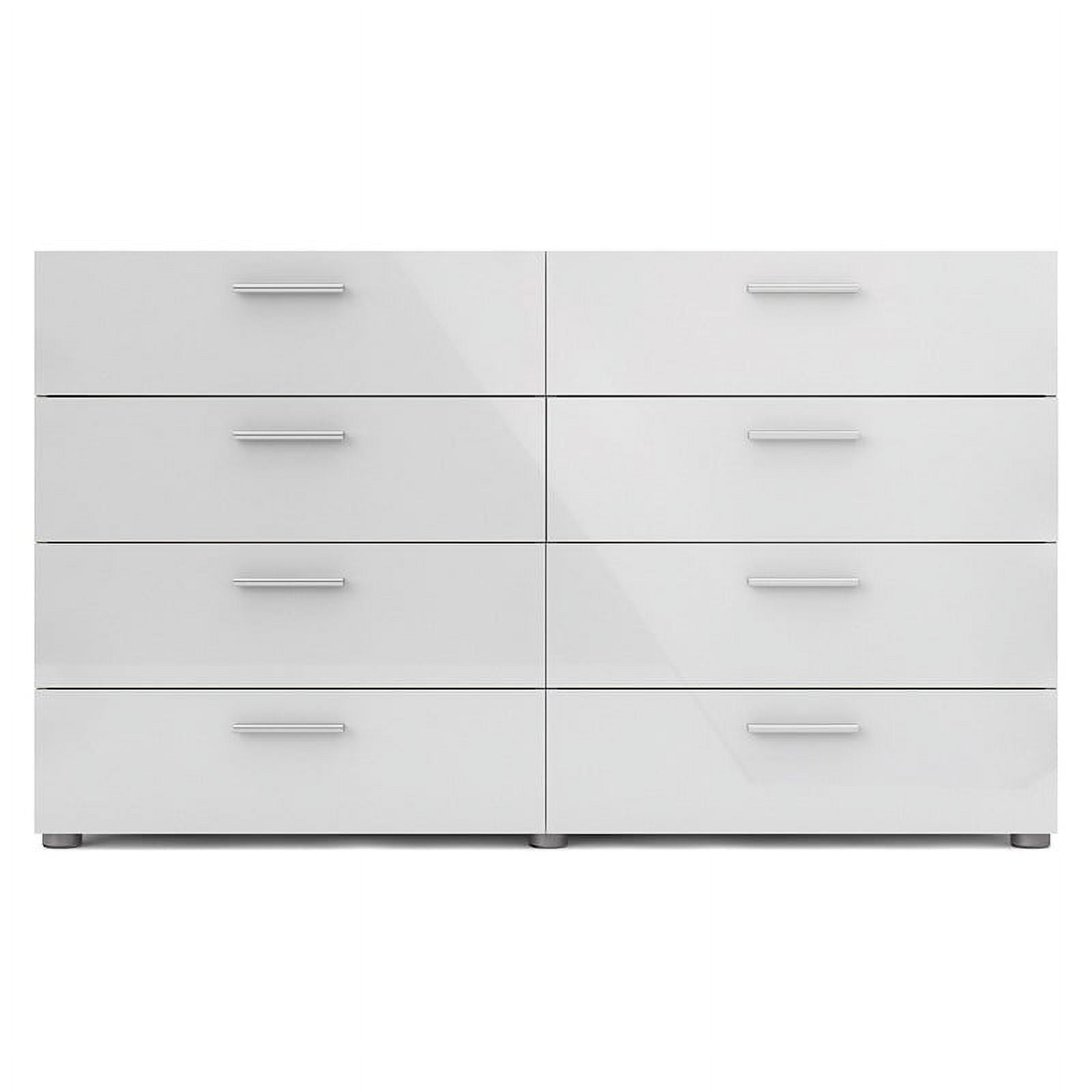 Levan Home Engineered Wood Contemporary 8 Drawer Double Bedroom