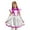 Hot Pink-A, variant on CHICTRY Kids Girls Alien Robot Astronaut Dance Sets Metallic Cap Sleeve A Line Dress with Tentacle Silver-A 6