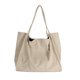 thumbnail image 1 of Bolso de hombro de pana retro YONGSHENG color sólido gran capacidad, 1 of 5